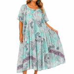 Φόρεμα art silk one size Βεραμάν