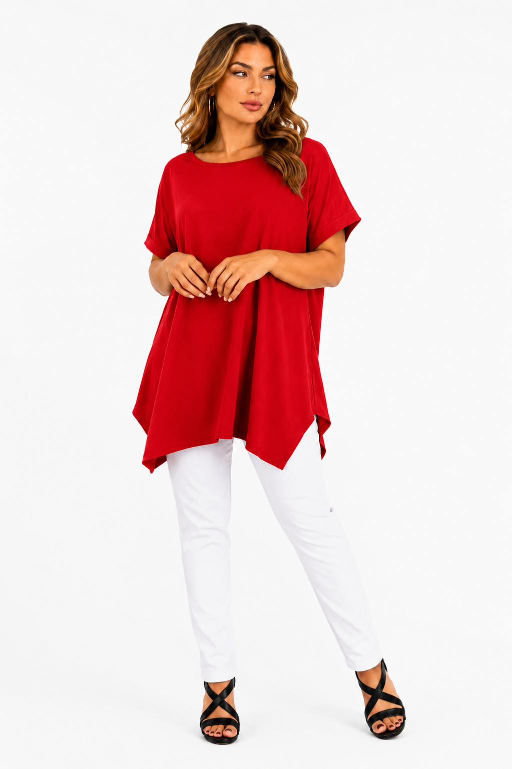 A92C7140-F3B9-47DA-99DA-B36B37AA5238 Μπλούζα viscose Κόκκινο - Image 1