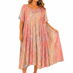 Φόρεμα art silk one size Ροζ