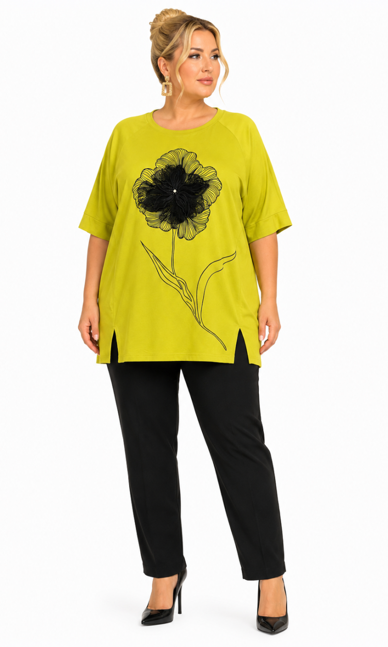Μπλούζα Cotton Elastan