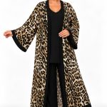 Maxi Animal Print Κιμονό