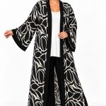 Maxi Κιμονό Black & Ivory